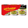 D'aucy pois extra fins carottes 3x530g lot familial
