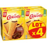 Lu cracotte chocolat lot de 4 x 200g