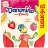 Danonino aux fruits panaché 12x50g +6 offerts