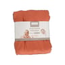 Drap housse 70x140cm jersey 100% orange poterie Socobaby