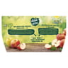 Andros dessert de pomme nature et pomme fraise 12x100G