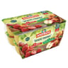 Andros dessert de pomme nature et pomme fraise 12x100G
