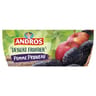 Andros dessert fruitier pomme pruneau 4x100g