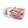 Alsace Lait bibeleskaes fromage blanc pomme cannelle 6.2%mg 4x125g