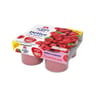 Alsace Lait délice de yaourt aux fruits d'Alsace framboise 4x125g