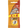 Bic rasoirs jetables masculin 3 lames x8 + 4 offerts