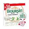 Boursin ail et fines herbes 16 portions 256g format familial