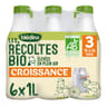 Bledina les récoltes bio croissance de 10 à 36 mois 6x1l