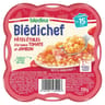 Bledina blédichef pâtes étoiles à la sauce tomate et jambon dès 15 mois 250g
