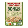 William saurin - doypack bons pour nous riz à la forestiere poulet roti 300g