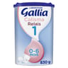 Gallia calisma relais lait en poudre 1er âge de 0 à 6 mois 830g