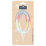 Bougie maxi chiffre n°0
