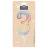 Bougie maxi chiffre n°3