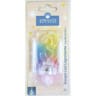 Chiffre plastique avec led N°3 et 4 bougies blanches