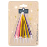 20 bougies mini-fleurs Rouge, Orange, Jaune, Blanc