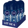 Nivea déodorant bille homme protect & care lot x6 50ml