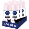 Nivea déodorant bille femme black & white original lot 6 50ml