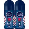 Nivea déodorant bille homme dry impact lot x6 50ml