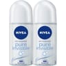 Nivea déodorant bille femme pure invisible lot 6 50ml