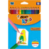 Bic tropicolors étui carton 18 crayons de couleur