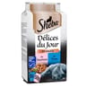 Sheba pâtée pour chat délices du jour au saumon 6x50g