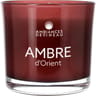 Ambiances devineau verre colore et serigraphie d70 ambre d'orient