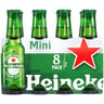 Heineken bière blonde 8x15cl 5%vol