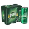 Perrier eau minérale naturelle gazeuse 6x33cl