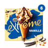 Extrême 6 cônes vanille 720ml 426g