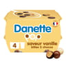 Danette pop saveur vanille 3 chocos 4x117g