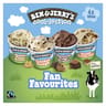 Ben & Jerry's pot glace the fan favourites cool-lection 4x100ml 292g