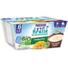 Nestlé p'tit brassé bio végétal lait de coco mangue kiwi dès 6 mois 4x90g
