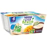 Nestlé p'tit brassé bio végétal lait de coco mangue kiwi dès 6 mois 4x90g