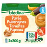 Bledina pots purée aubergines tomates agneau 2x200g