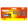 Gilette fusion5 recharges de lames de rasoir pour homme 8 recharges