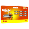 Gilette fusion5 recharges de lames de rasoir pour homme 8 recharges