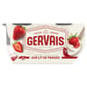 Gervais yaourt sur lit de fraise 4x115g