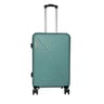 Valise rigide 65cm bleu canard