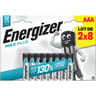 Energizer pack 2x8 piles alcalines max plus AA
