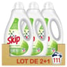 Skip lessive liquide fraîcheur intense 3x37 lavages 4.995l