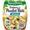 Fleury michon émincés de poulet rôti -25% de sel conservation sans nitrite 2x75g - 150g