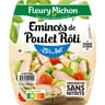 Fleury michon émincés de poulet rôti -25% de sel conservation sans nitrite 2x75g - 150g