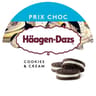 Haagen dazs pot cookies & cream 541g prix choc