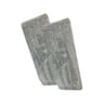 Lisere vert lingettes réutilisables x2