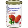 Tomates entières pelées au jus boite 240g