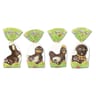 Rohan lapin ou canard ou poule en chocolat au lait décorés x1-125g