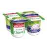 Soignon yaourt brassé au lait entier de chèvre sucré avec morceaux de myrtilles 4x125 g