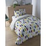 Parure housse de couette 200x200 + 2 taies 63x63 erik