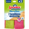 Spontex serpillières microfibres x2