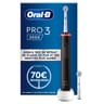Oral-b brosse à dents électrique pro3 sensitive noire + 1 brossette